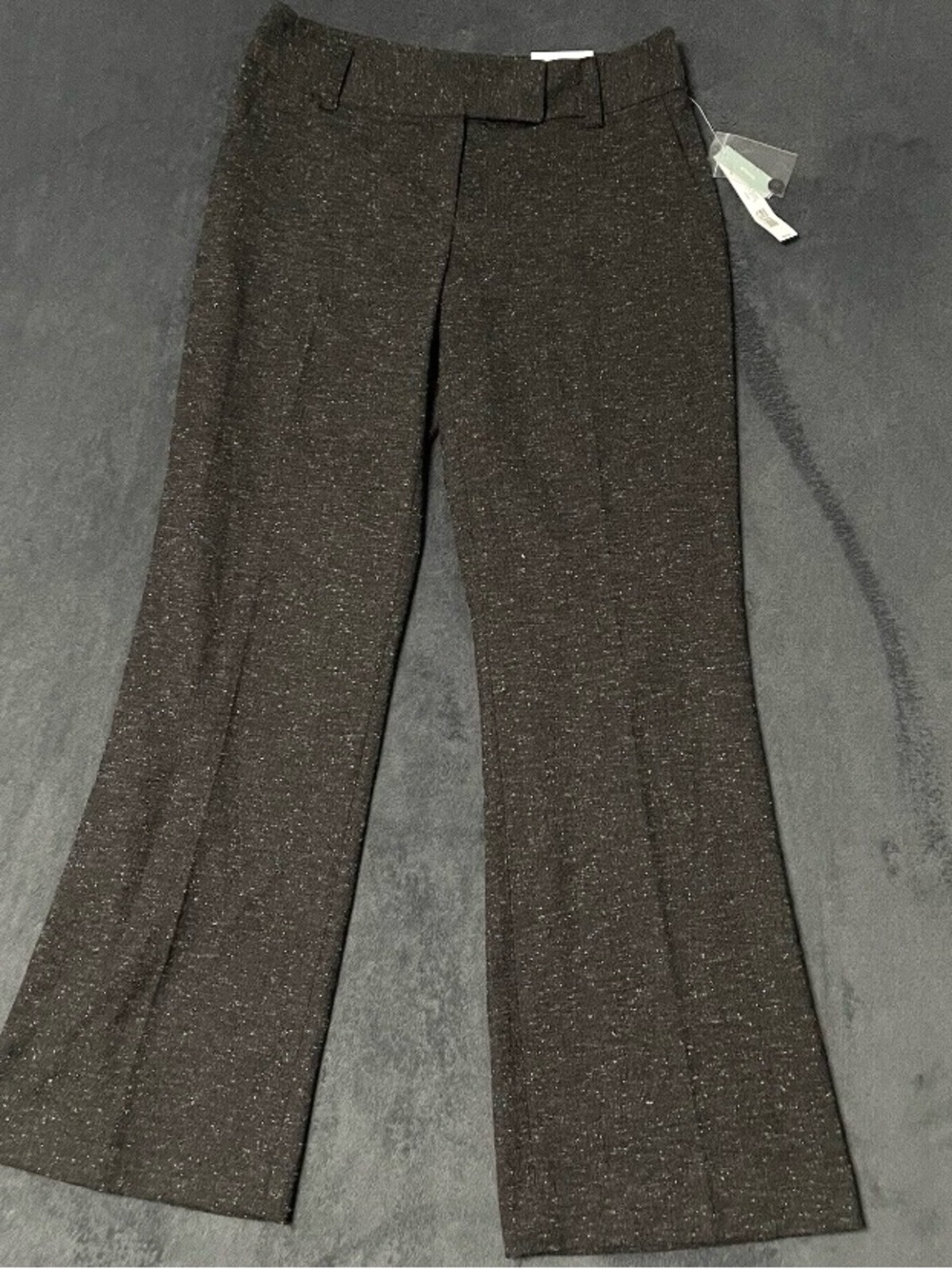 Apt 9 Dress Pants Womens Size 10 Maxwell Gray Straight Leg Trouser Career Office